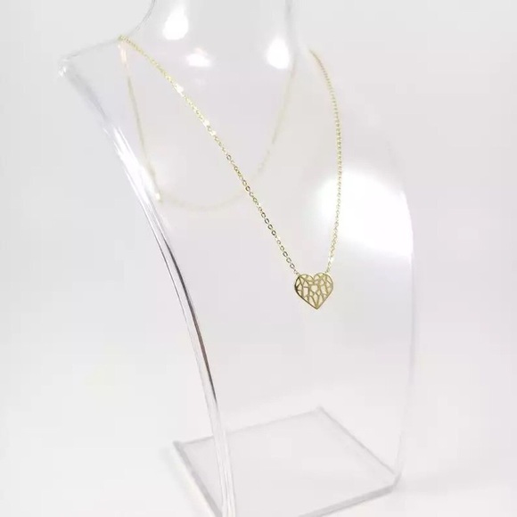 Heart Love Pendant Stainless Steel Necklace - Picture 4 of 5